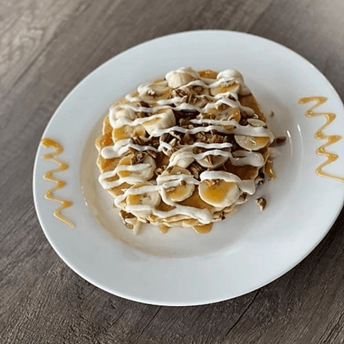Banana Pecan Pancakes