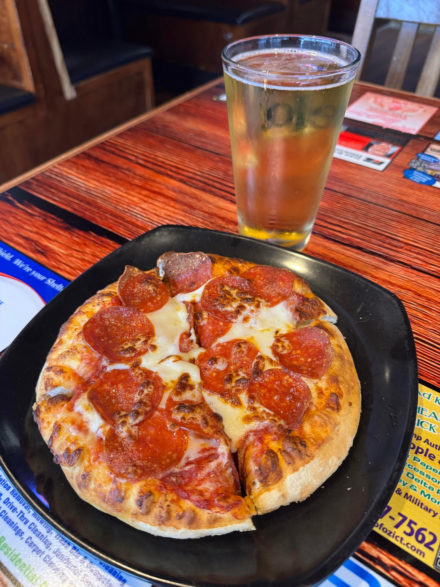 7" Pepperoni Pizza