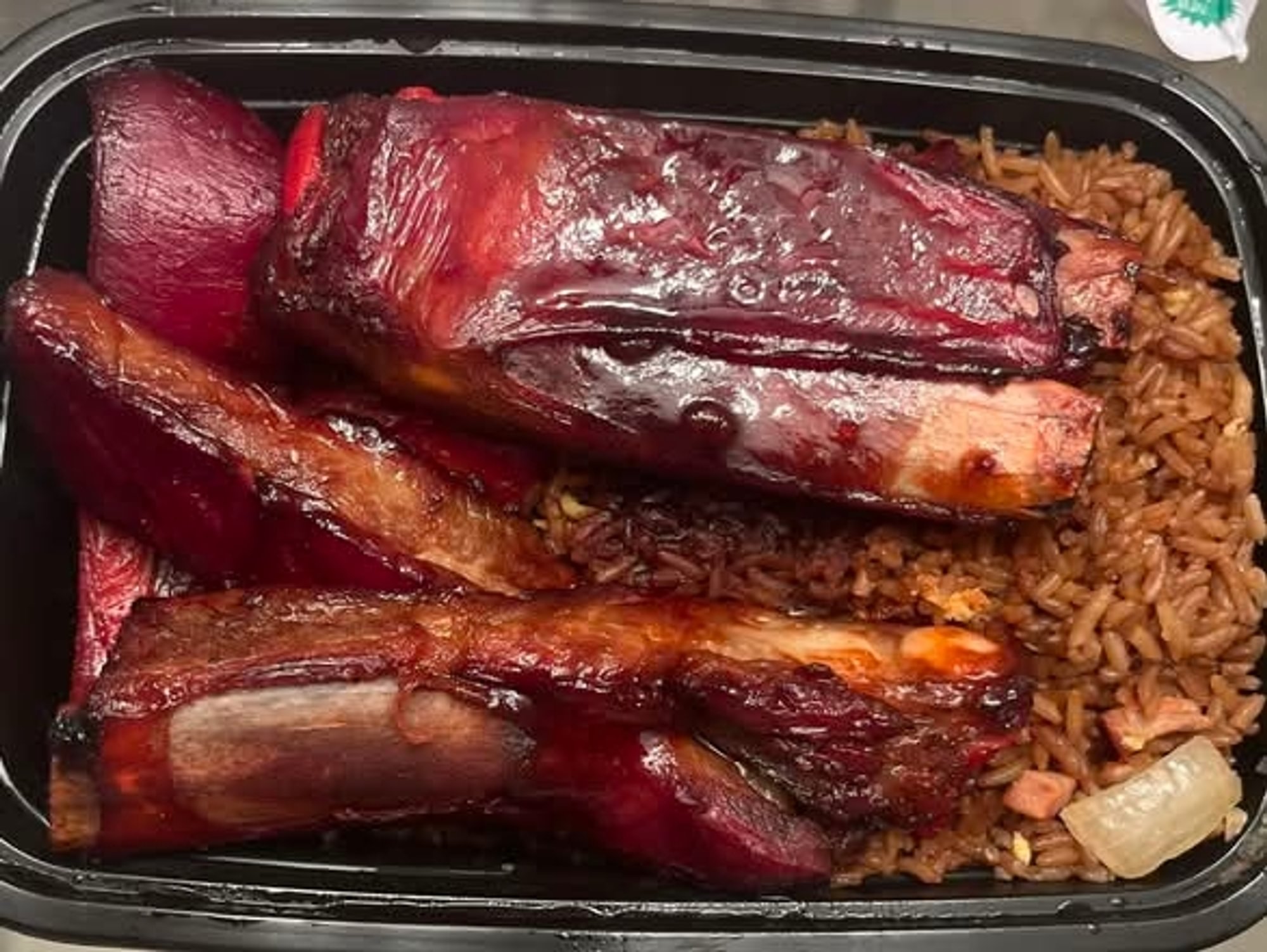 Dinner BBQ Ribs Combination Platter