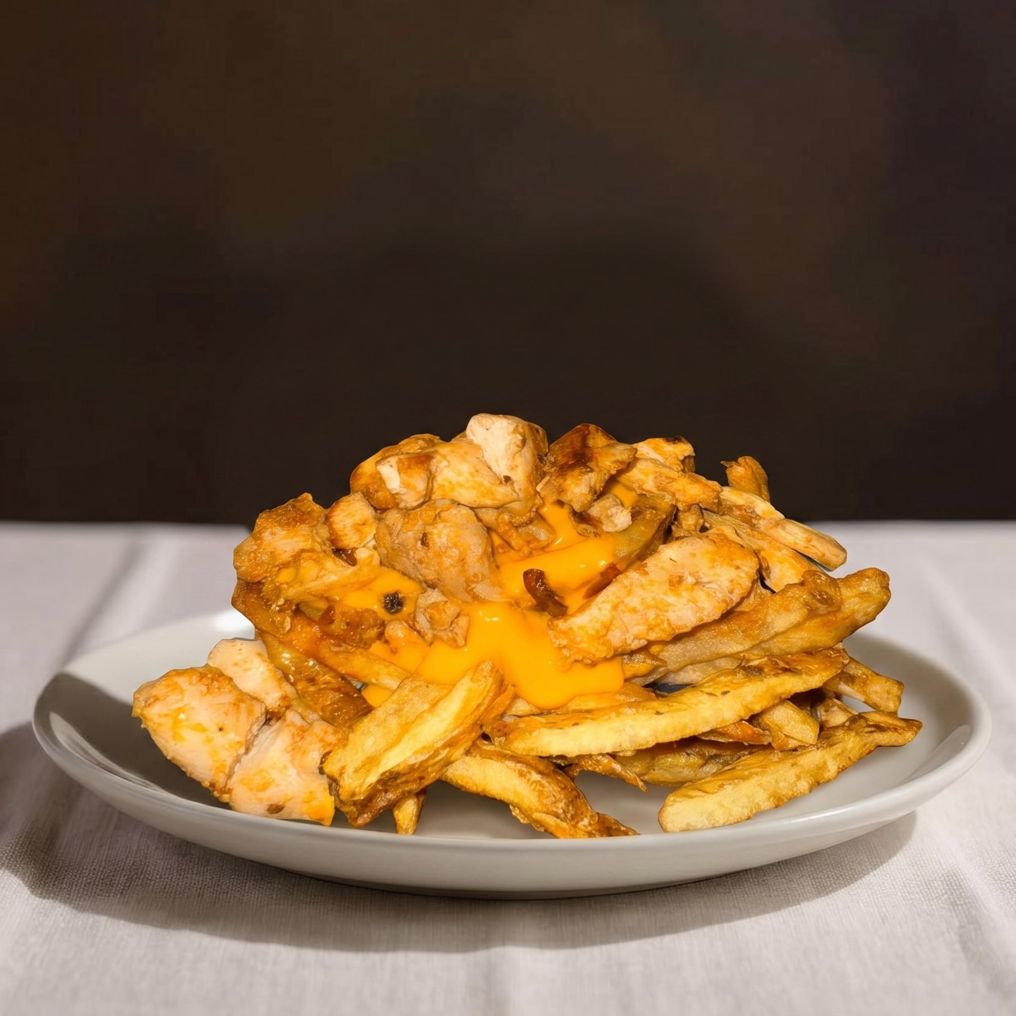 Fries with Chicken Shawarma