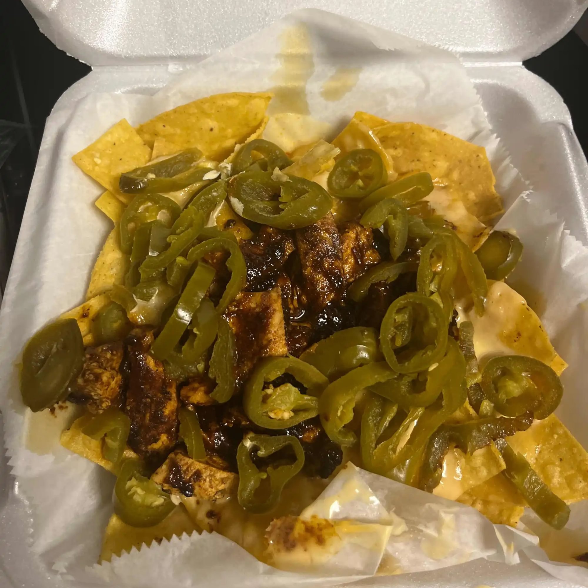 Grilled Chicken Nachos