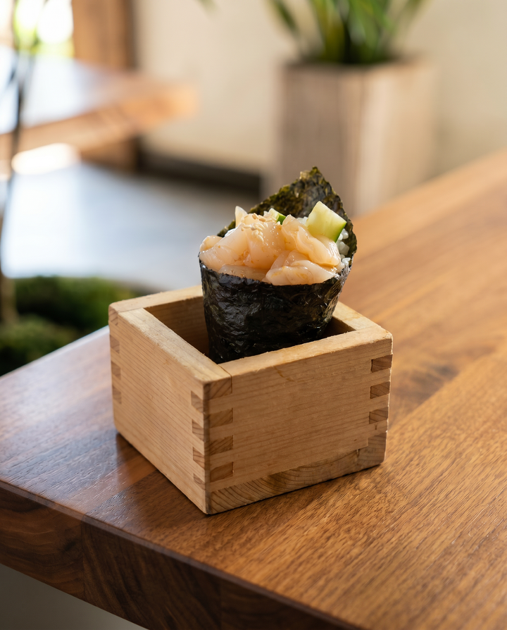 Spicy Scallop Handroll