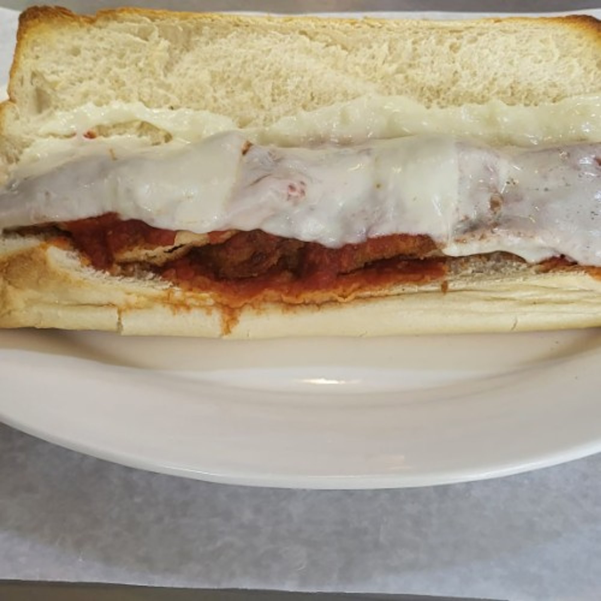 Eggplant Parmigiana Hero