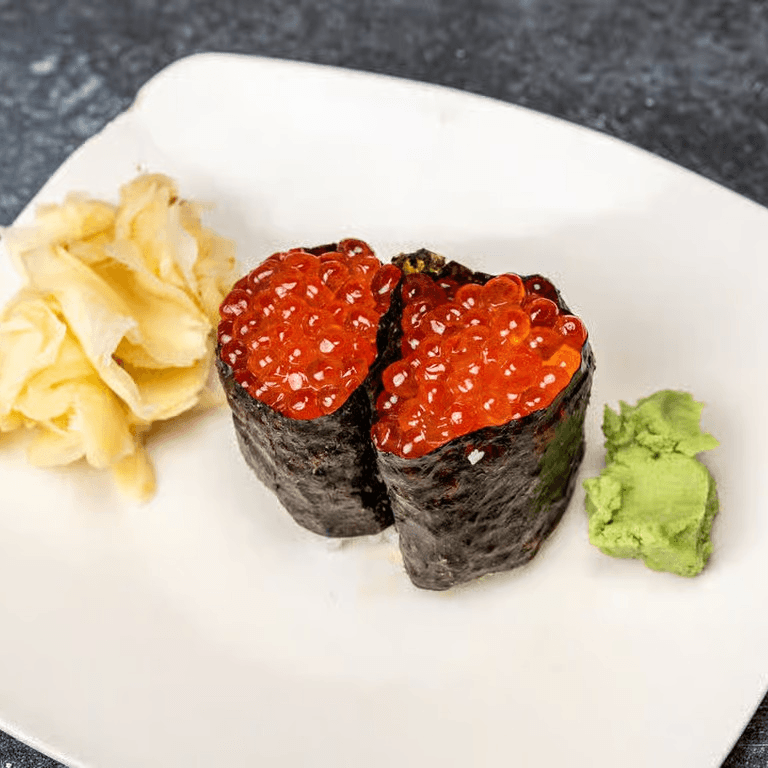 Ikura (Salmon Roe) Nigiri