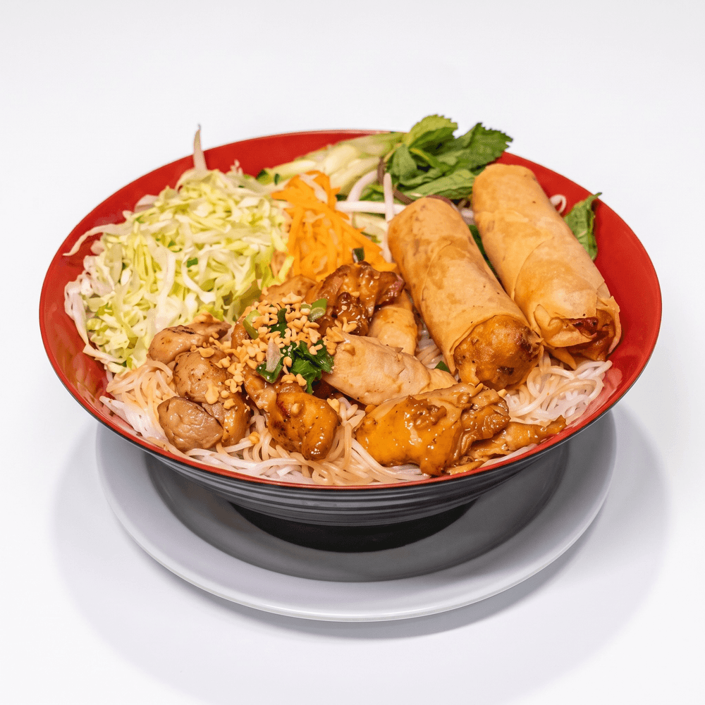 67. Grilled Chicken & Egg Roll on Vermicelli