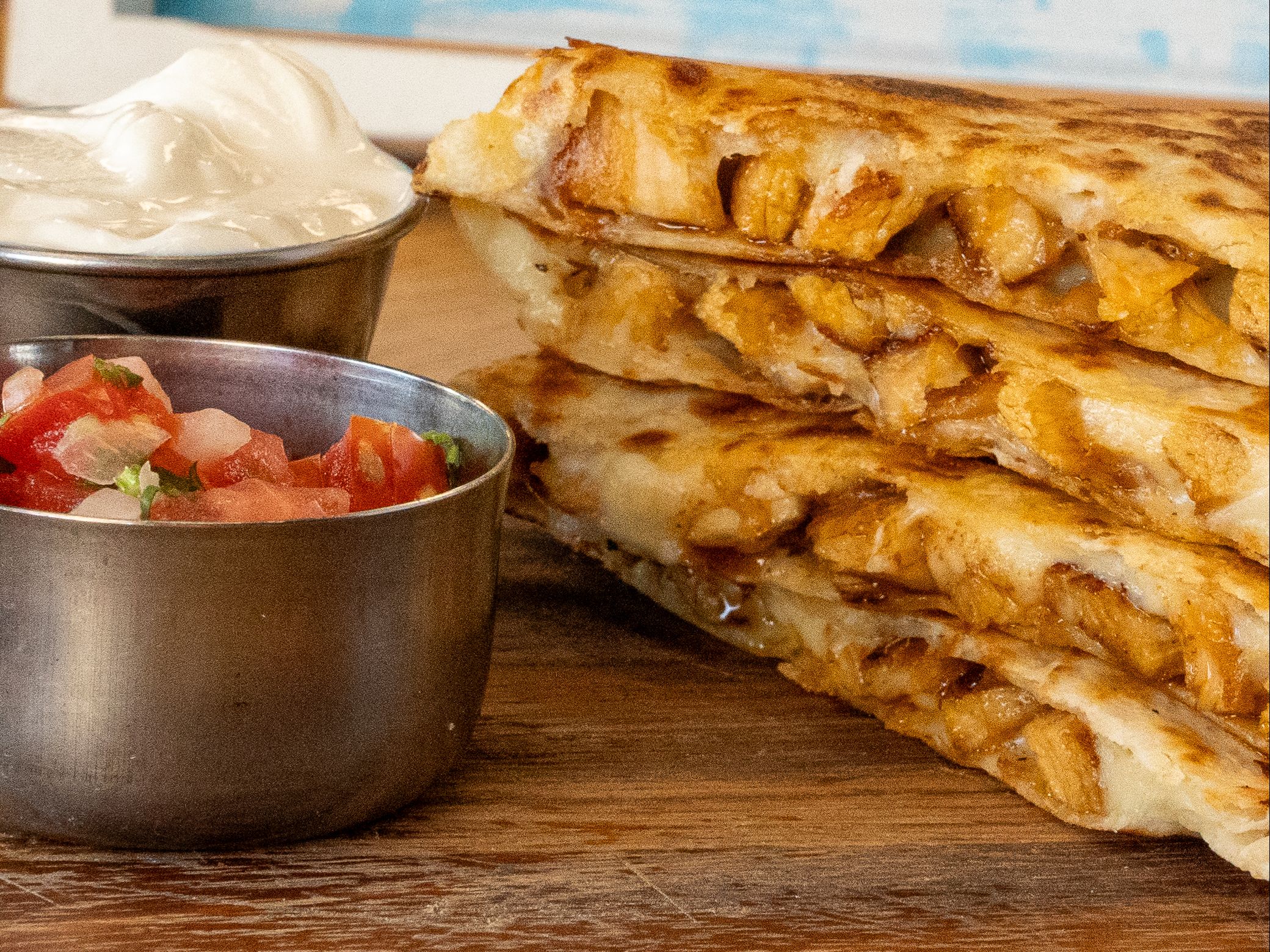 Chicken BBQ Quesadilla