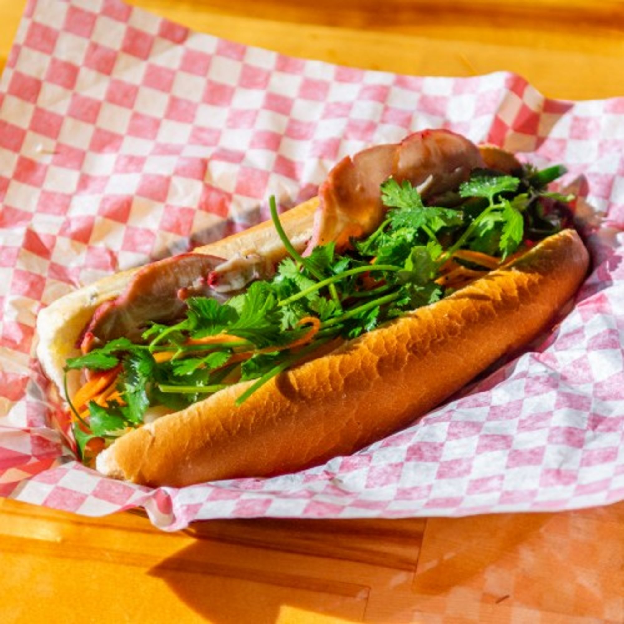 Roast Red Pork Sandwich | Bánh Mì Xá Xíu