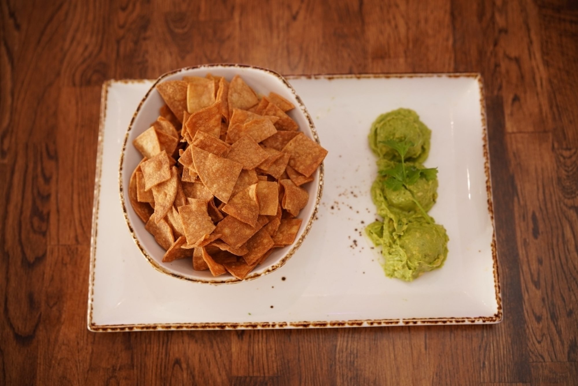 Chips and guacamole