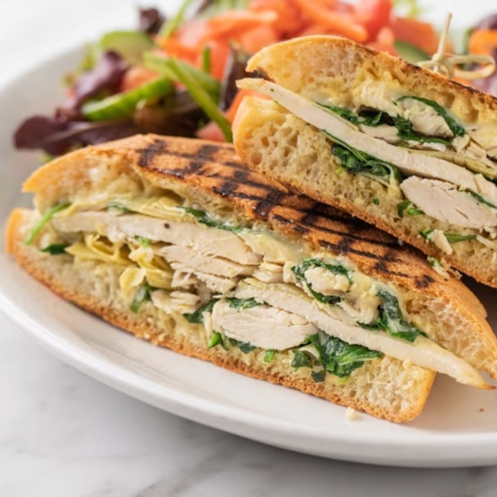 Chicken Artichoke Panini