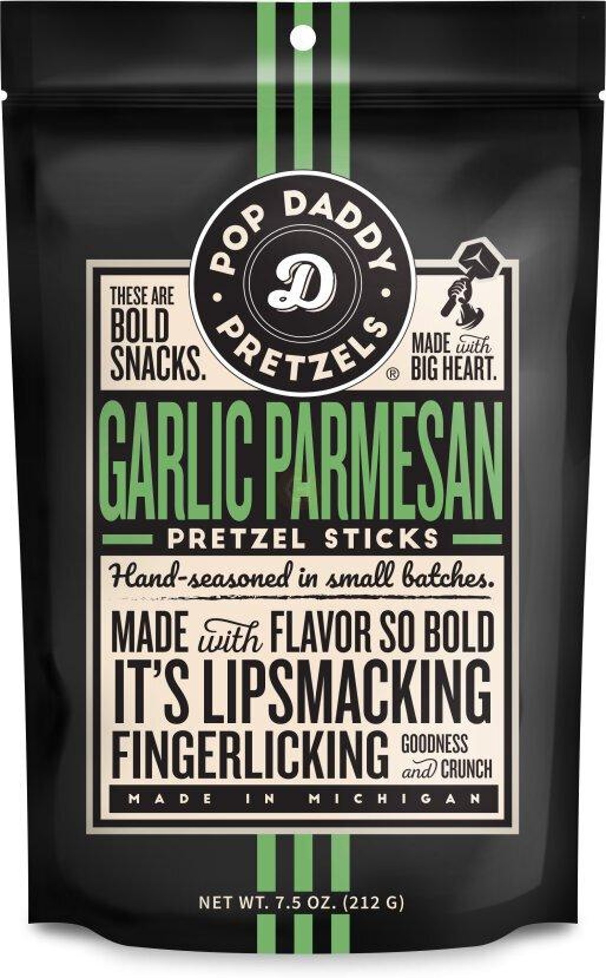 Pop Daddy Garlic Parmesan Pretzel Sticks
