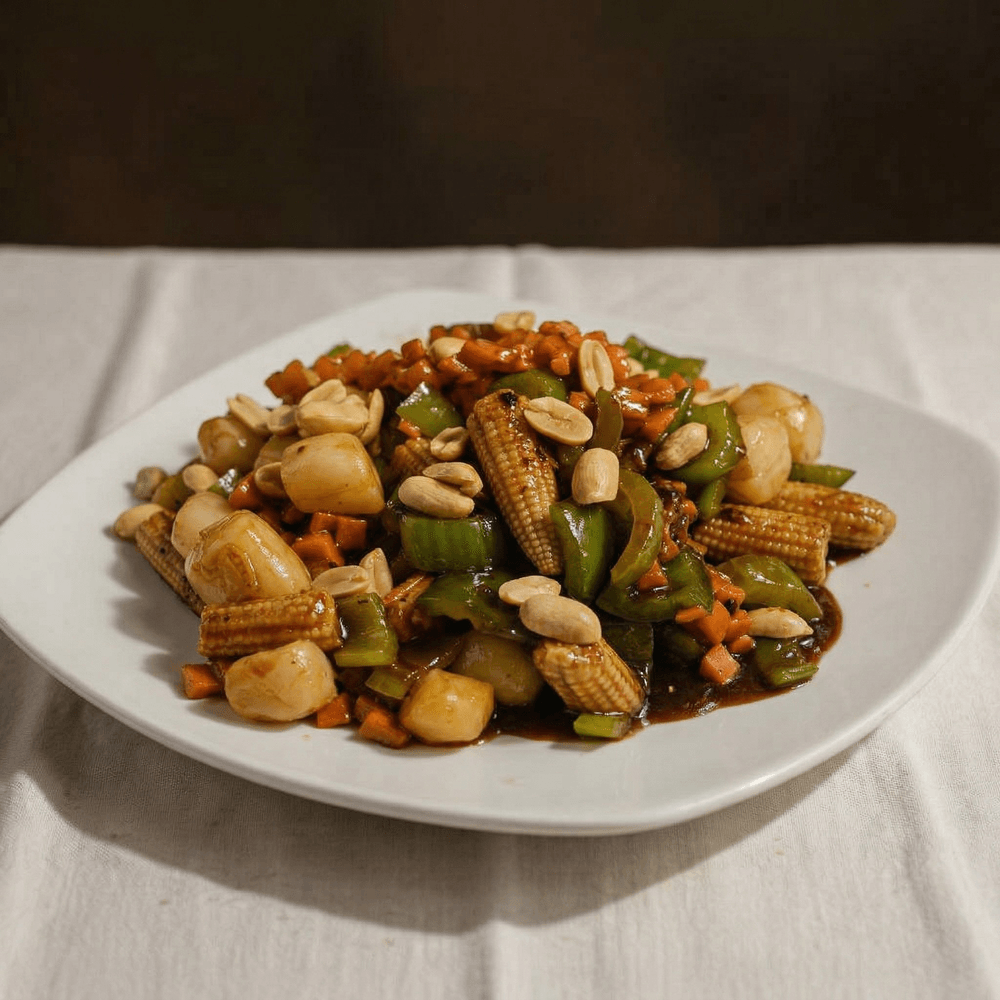 Fresh Scallops Kung Po Style