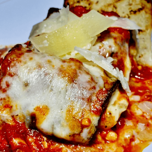 Eggplant Rollatini with Prosciutto & Crostini