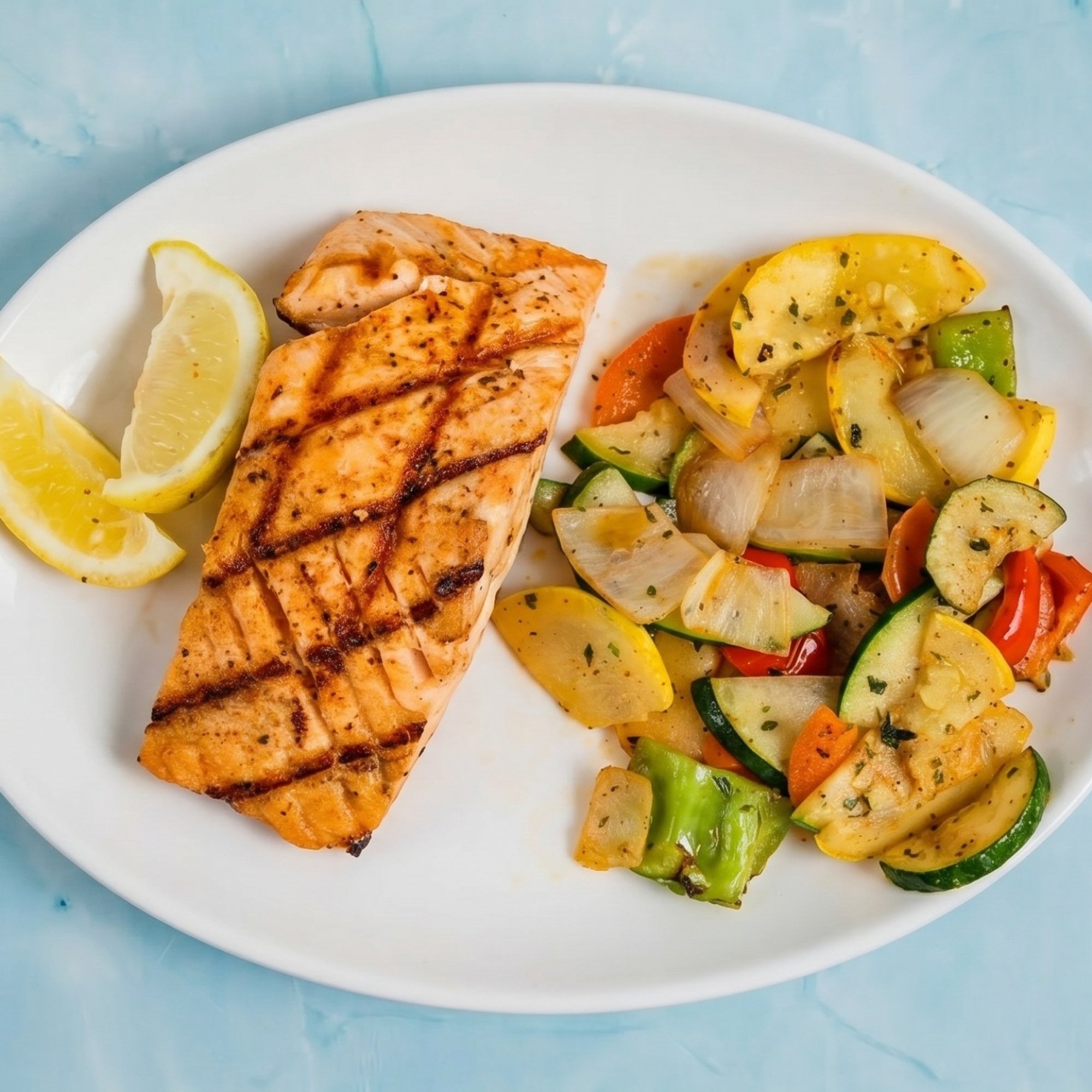 Grilled Atlantic Salmon Filet