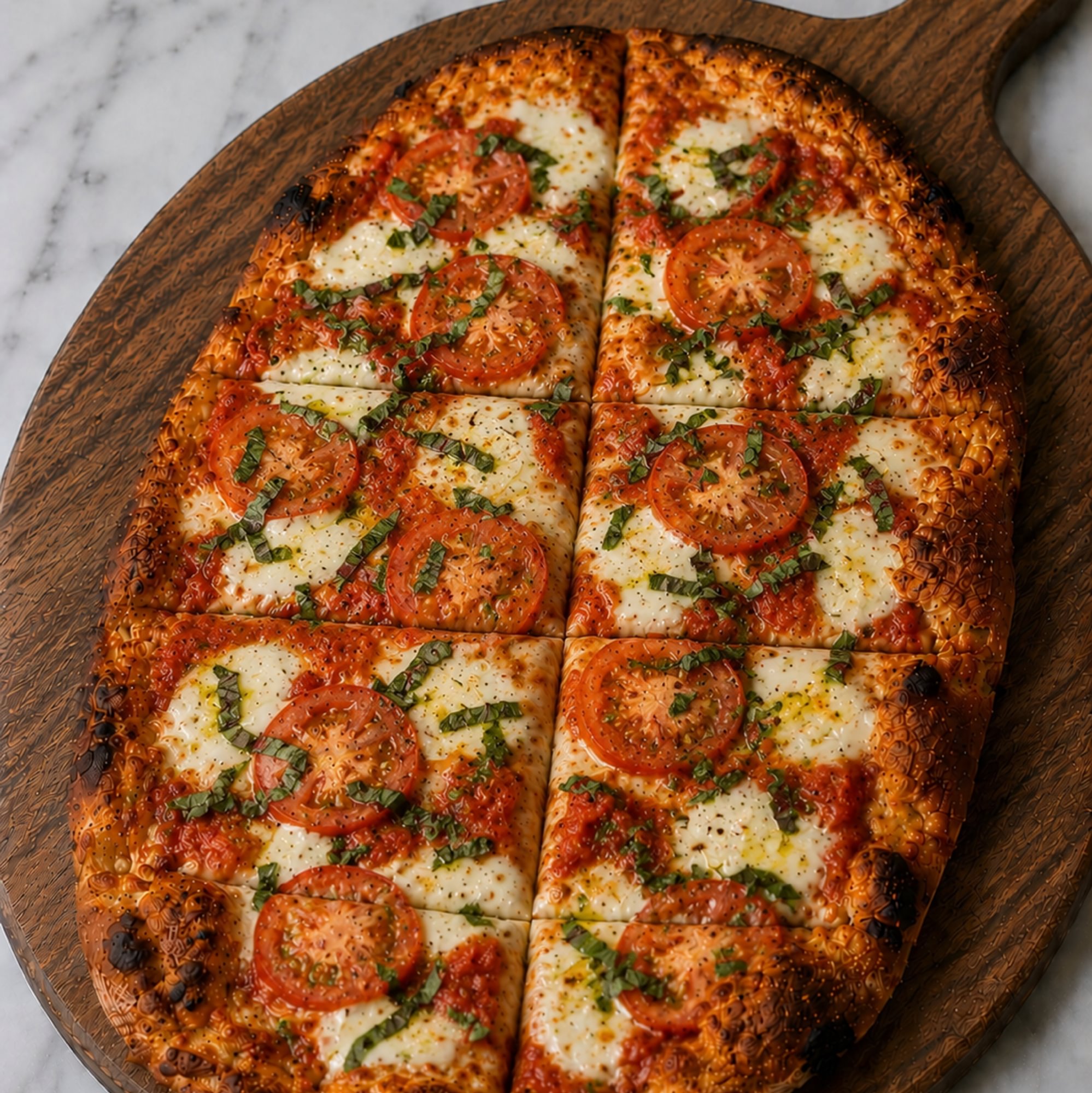 Roman Margherita Pizza
