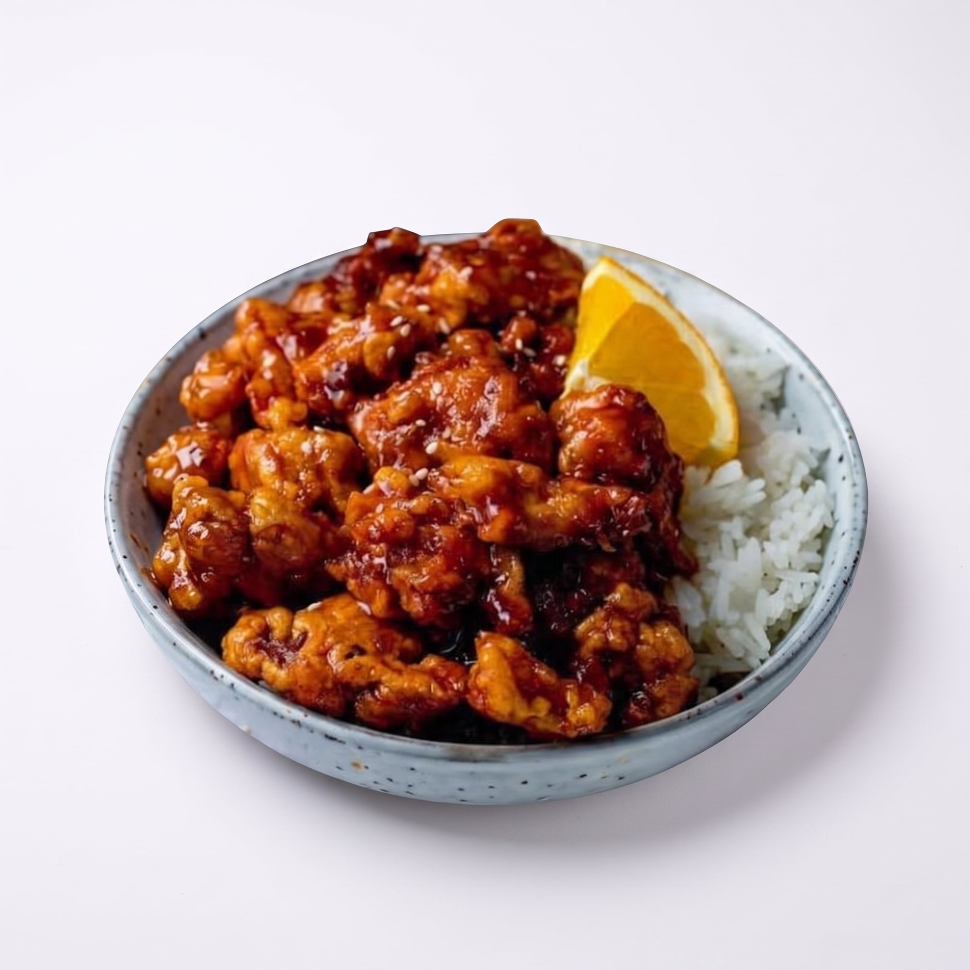 Spicy Garlic Chicken Rice Dish