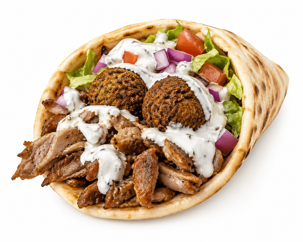 Lamb & Falafel Gyro