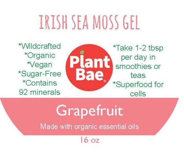 Grapefruit Irish Sea Moss Gel - 16 oz