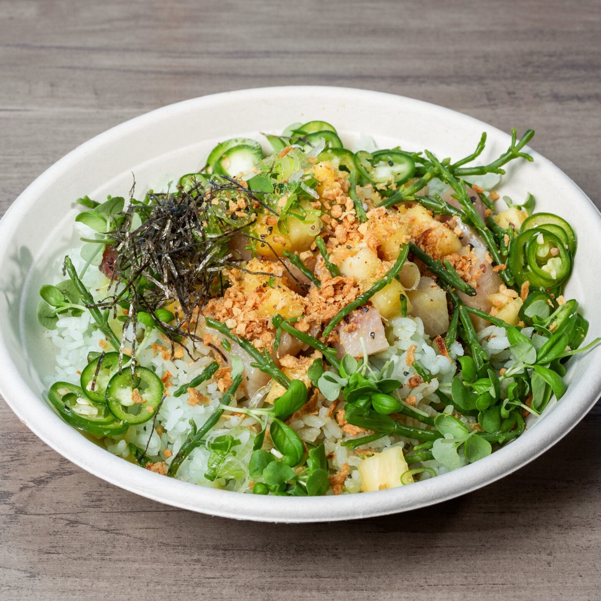Pineapple Basil Yellowtail