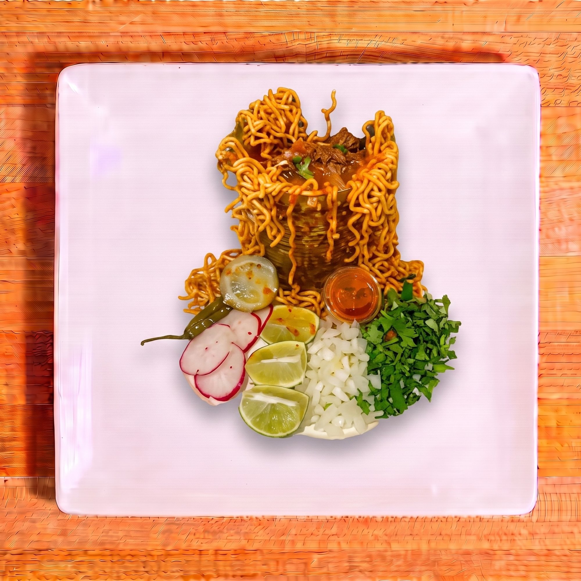 Cheese Ramen Birria