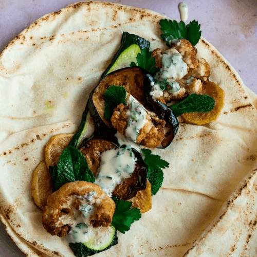 Mix Vegetarian Pita Wrap