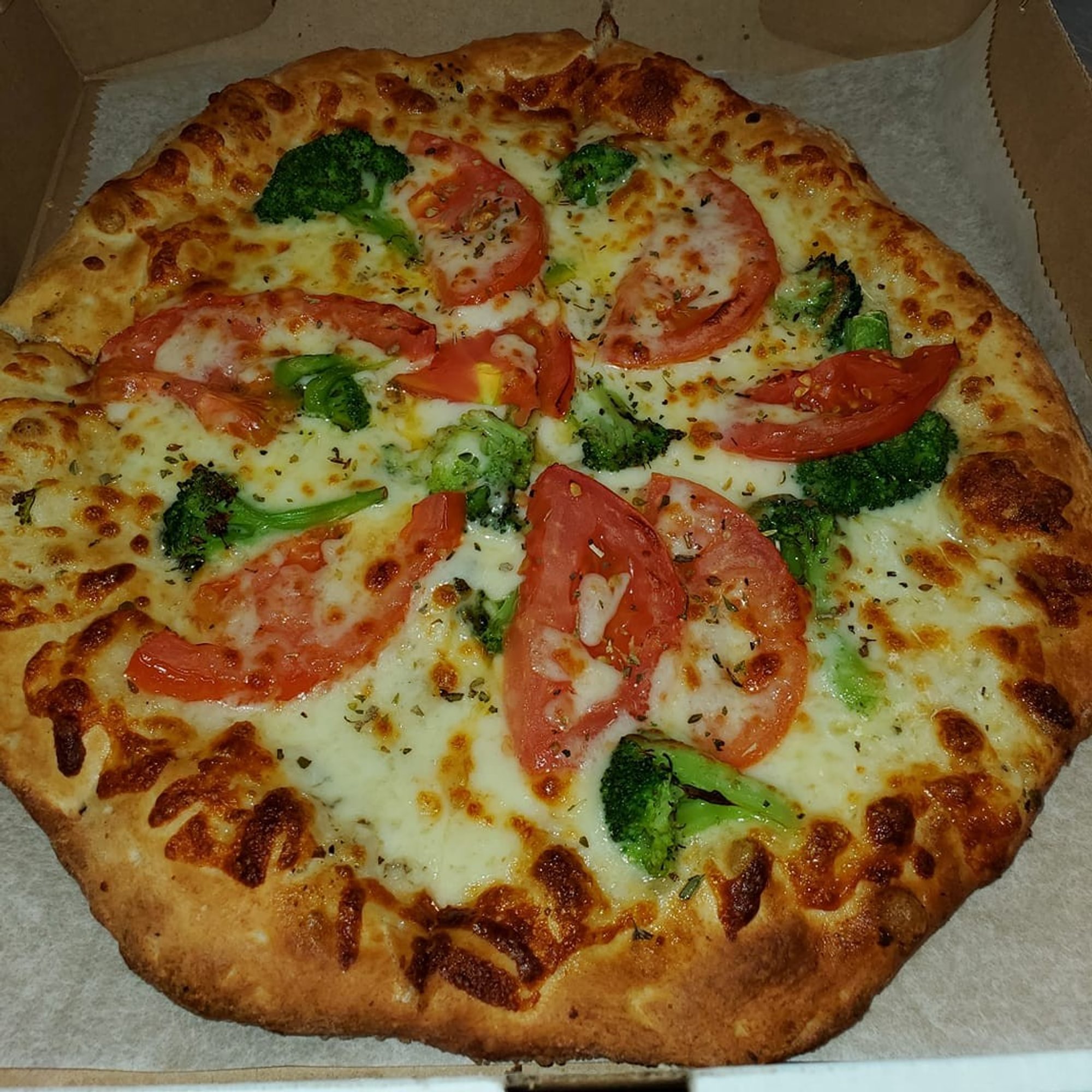 White Veggie Pizza