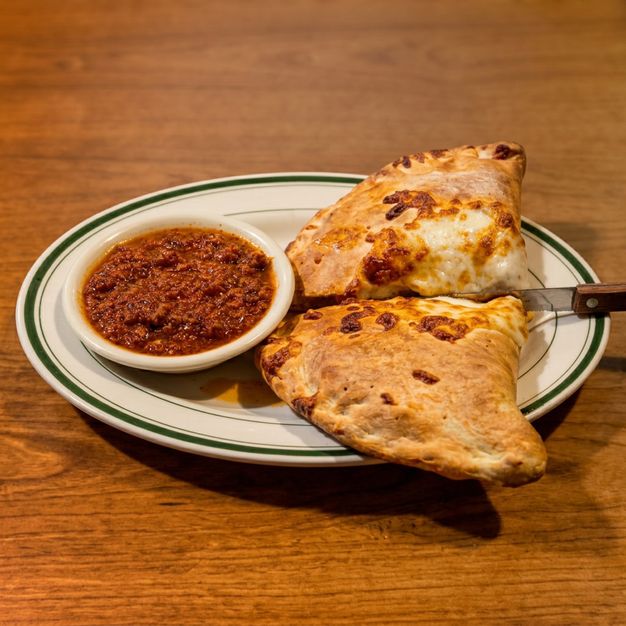 All Meat Calzone