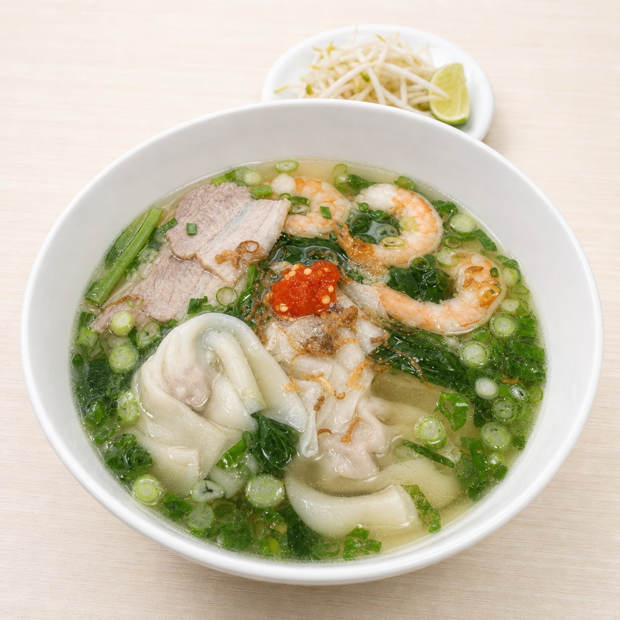 63B. Hoành Thánh (Wonton Soup)