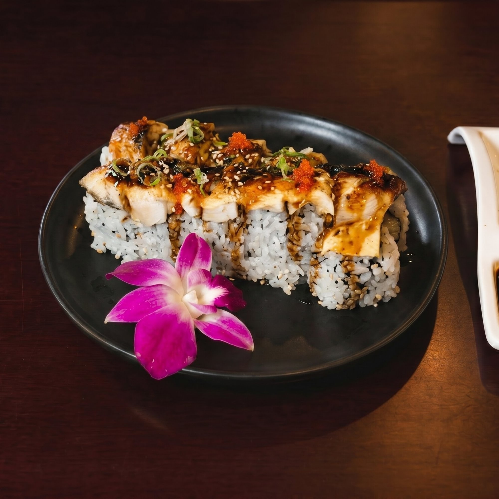 Baked Golden Scallop Roll