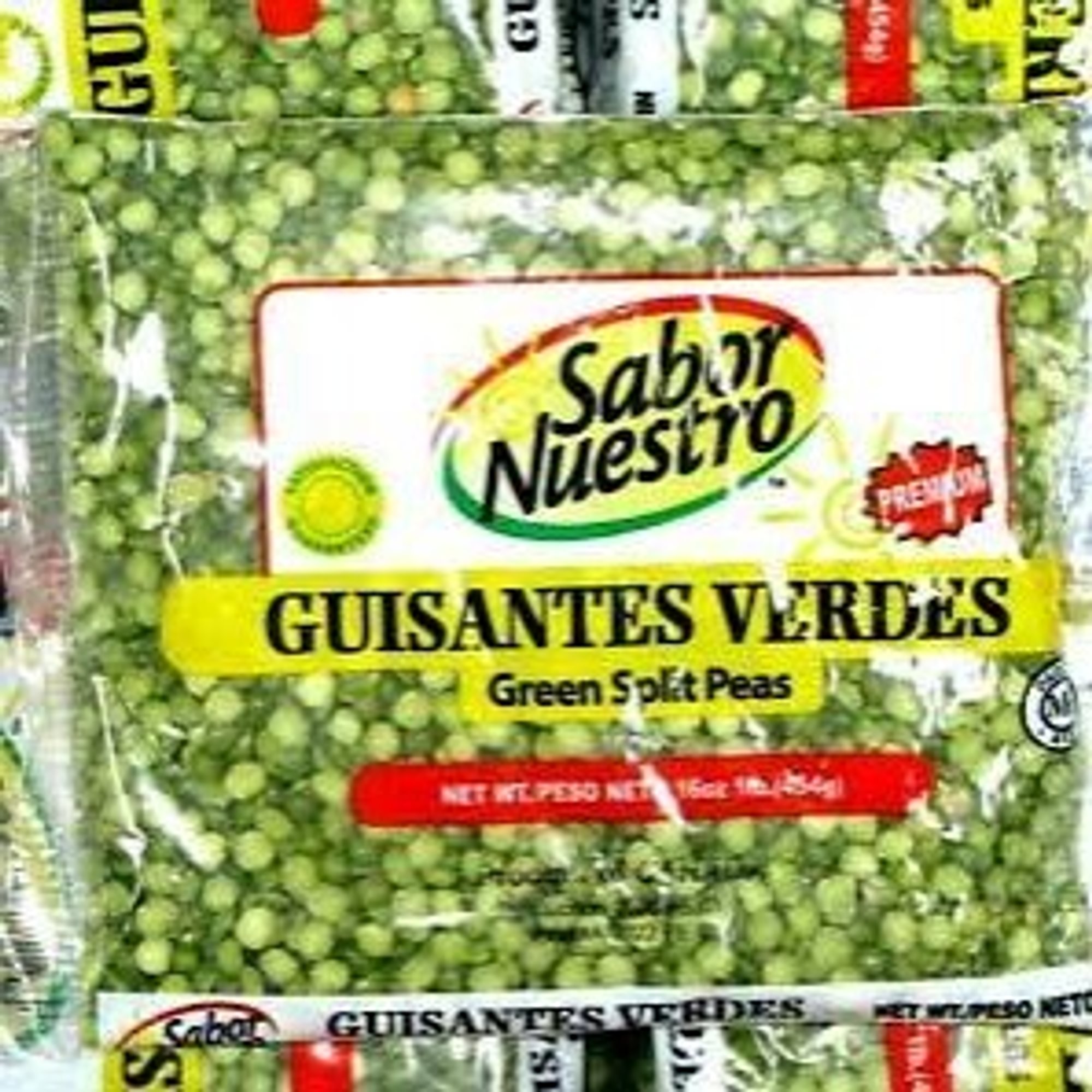 Sabor Nuestro Guisantes Verdes Green Split Peas (1 lb.)
