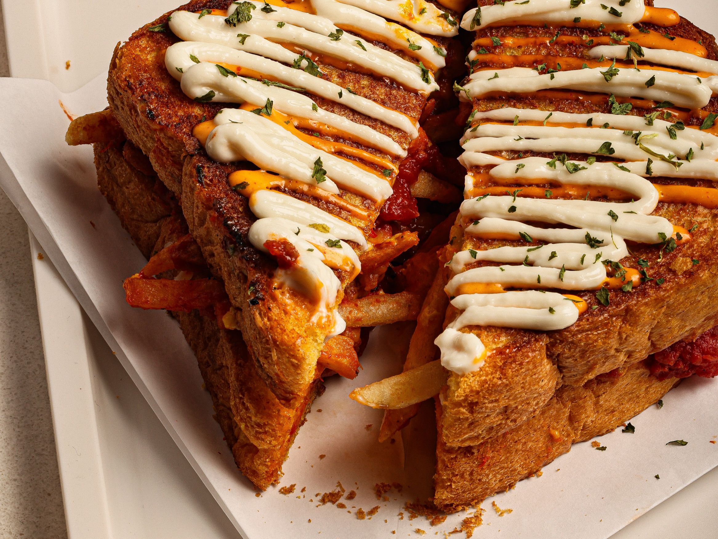16. Chip Butty Grilled Cheese
