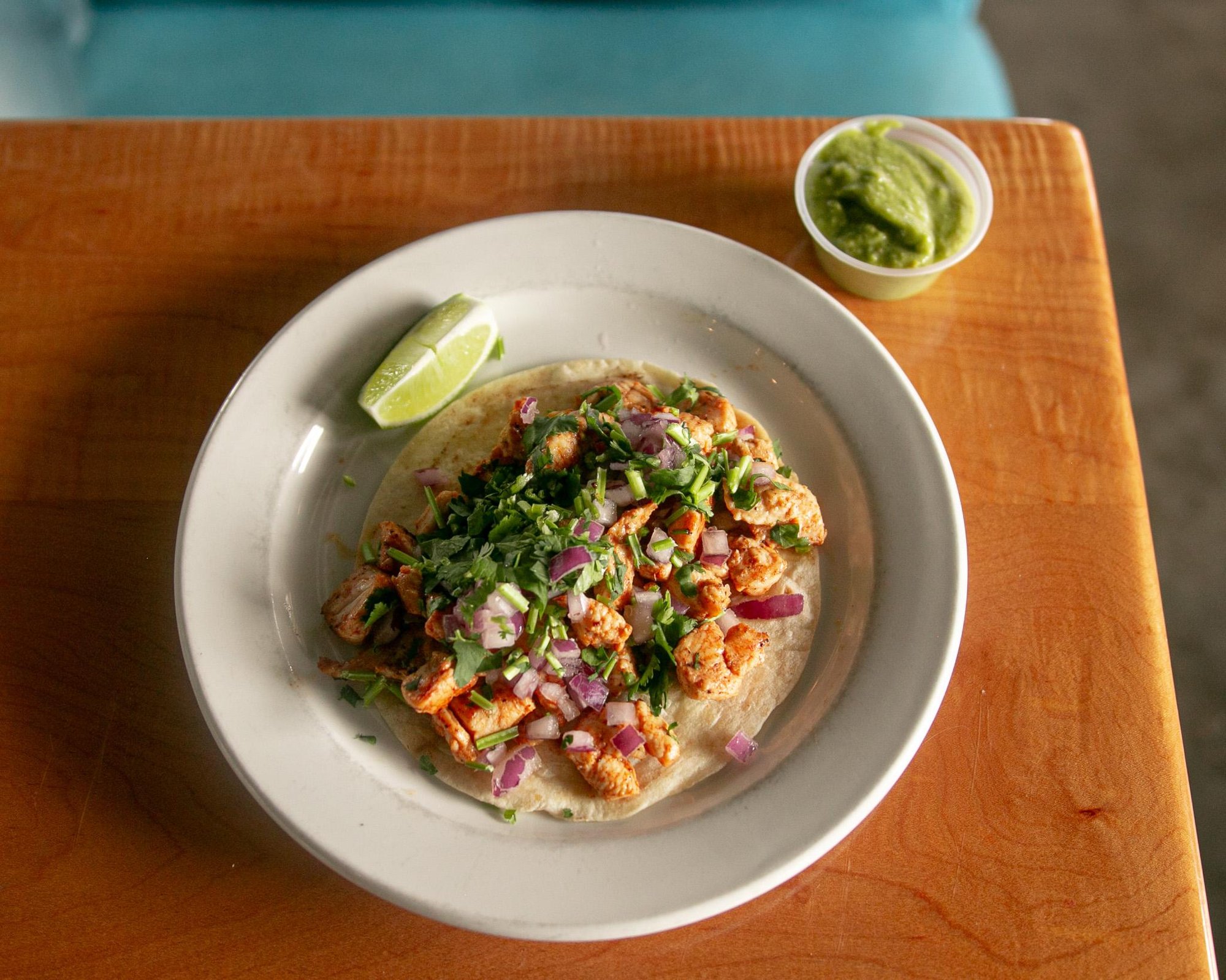 Pollo Asado Taco