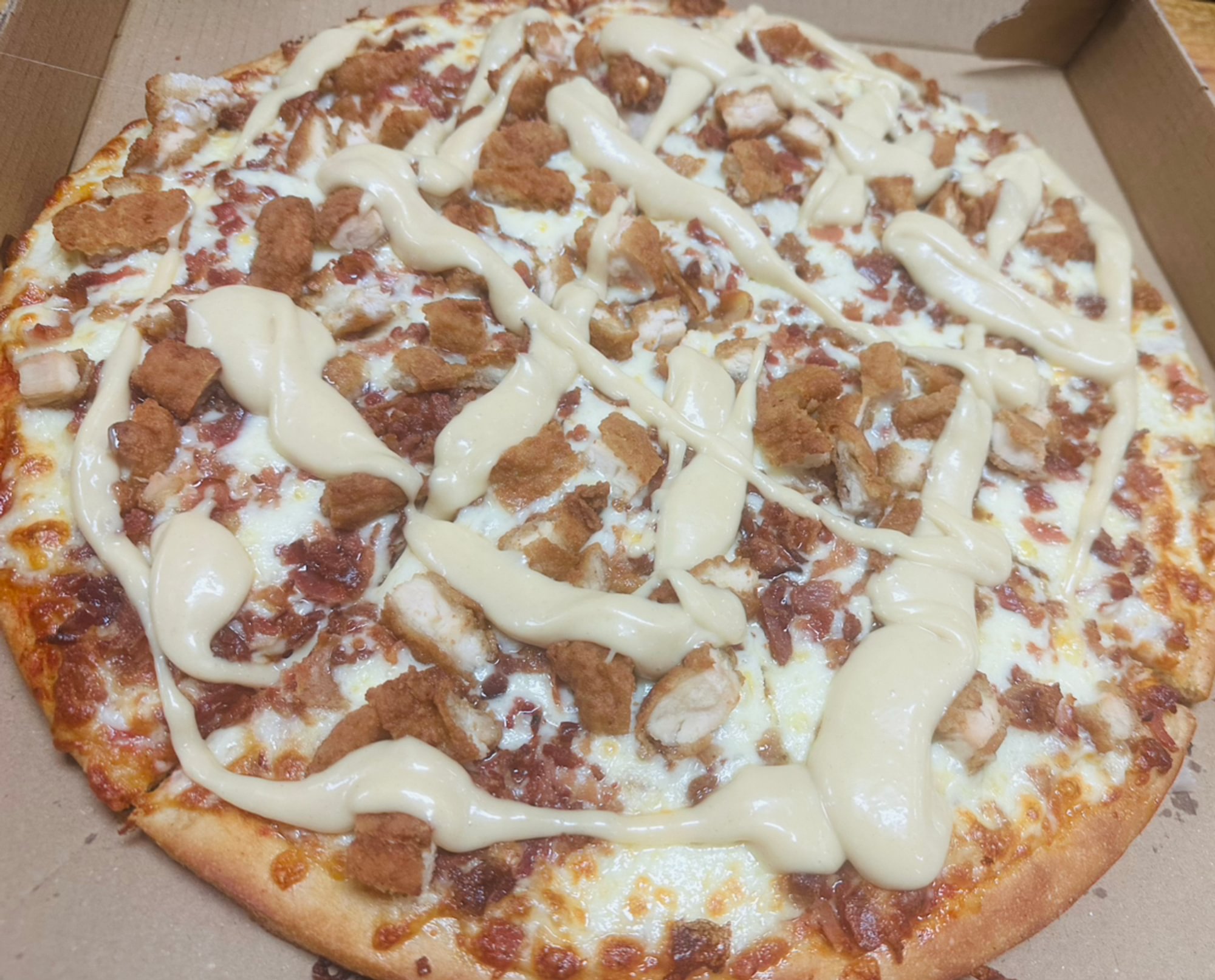 Chicken Bacon Ranch Pan Pizza