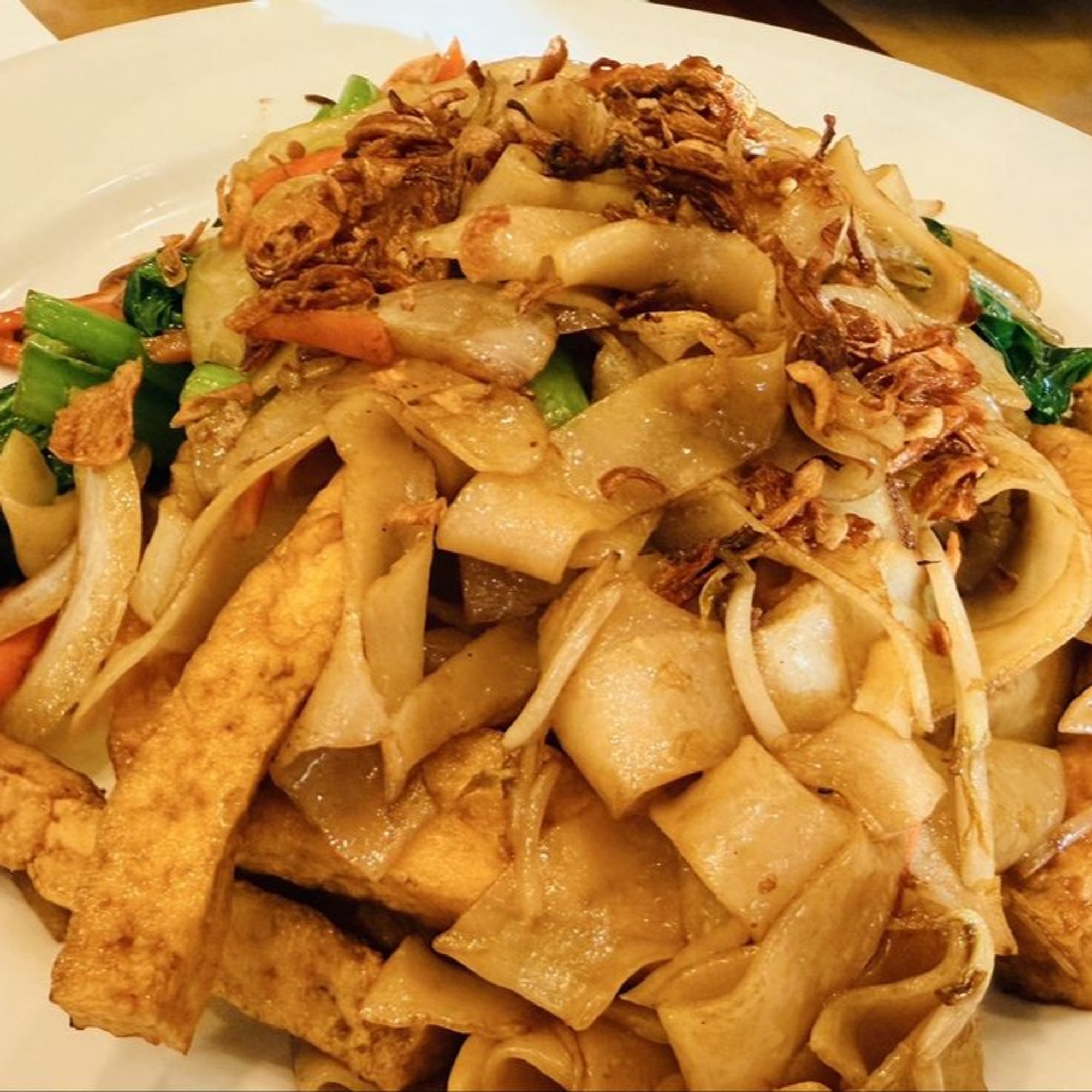 V13 - Pan-Fried Tofu Chow Fun (Hủ Tíu Áp Chảo Chay)