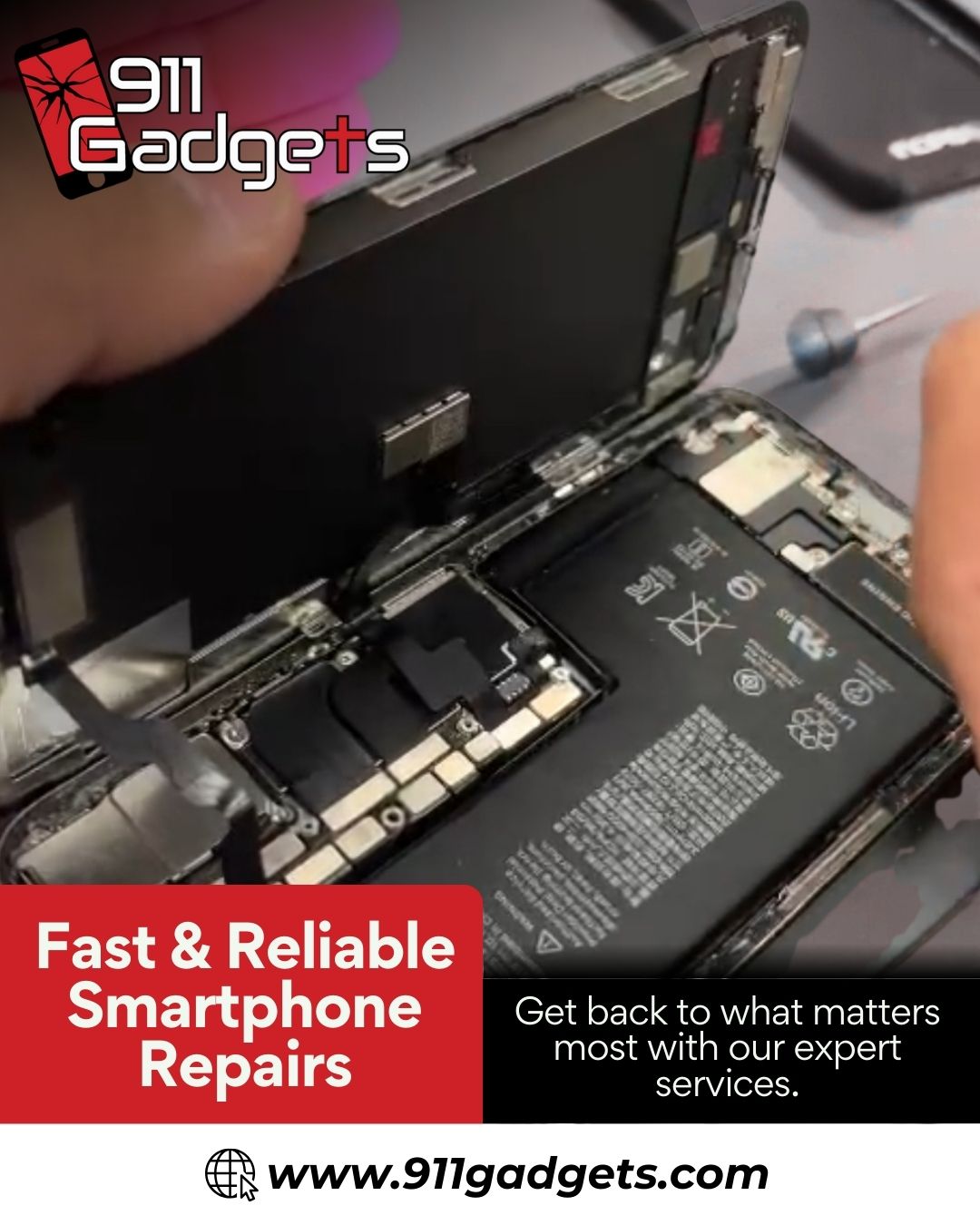 Smartphone screen repair