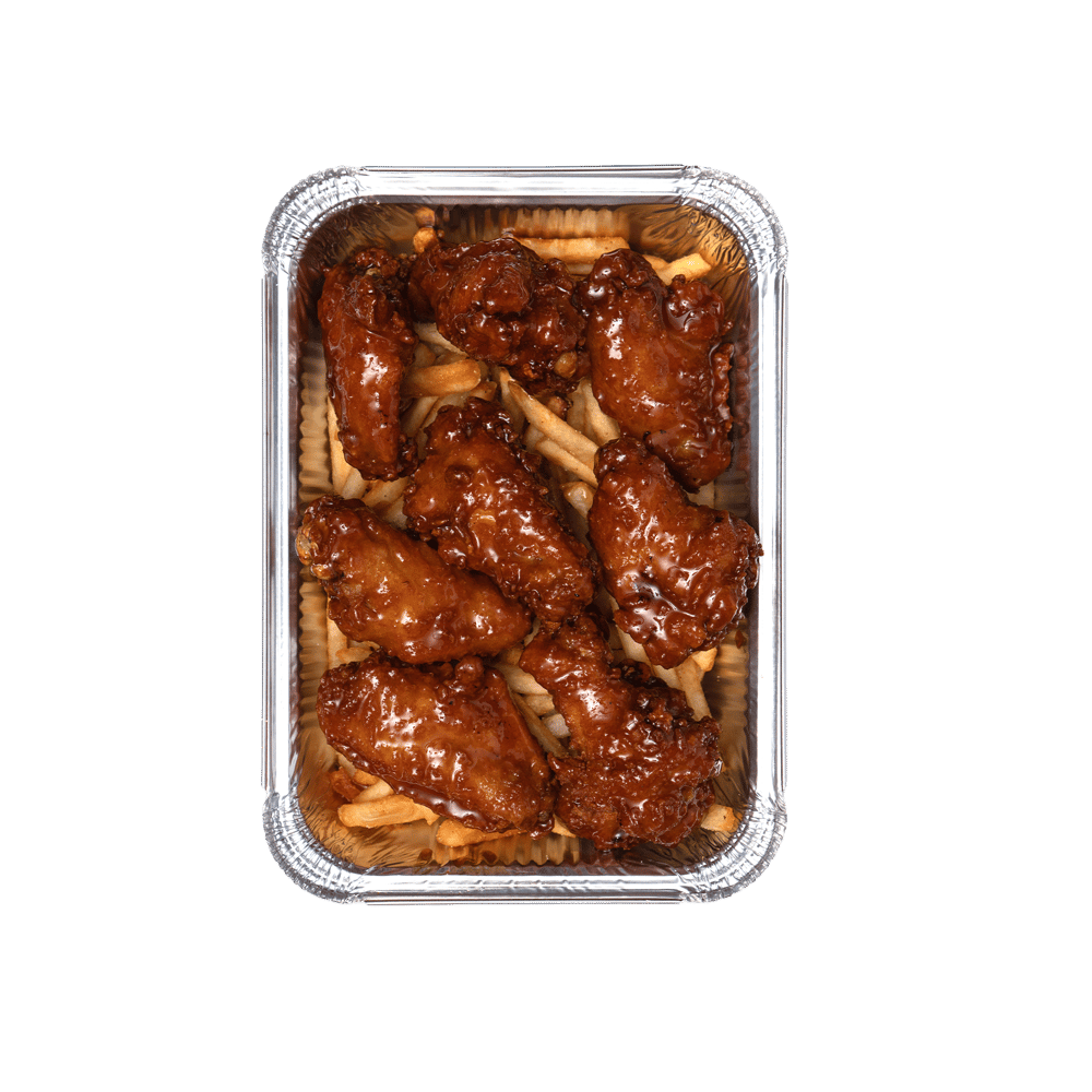 8 Wings and Fries