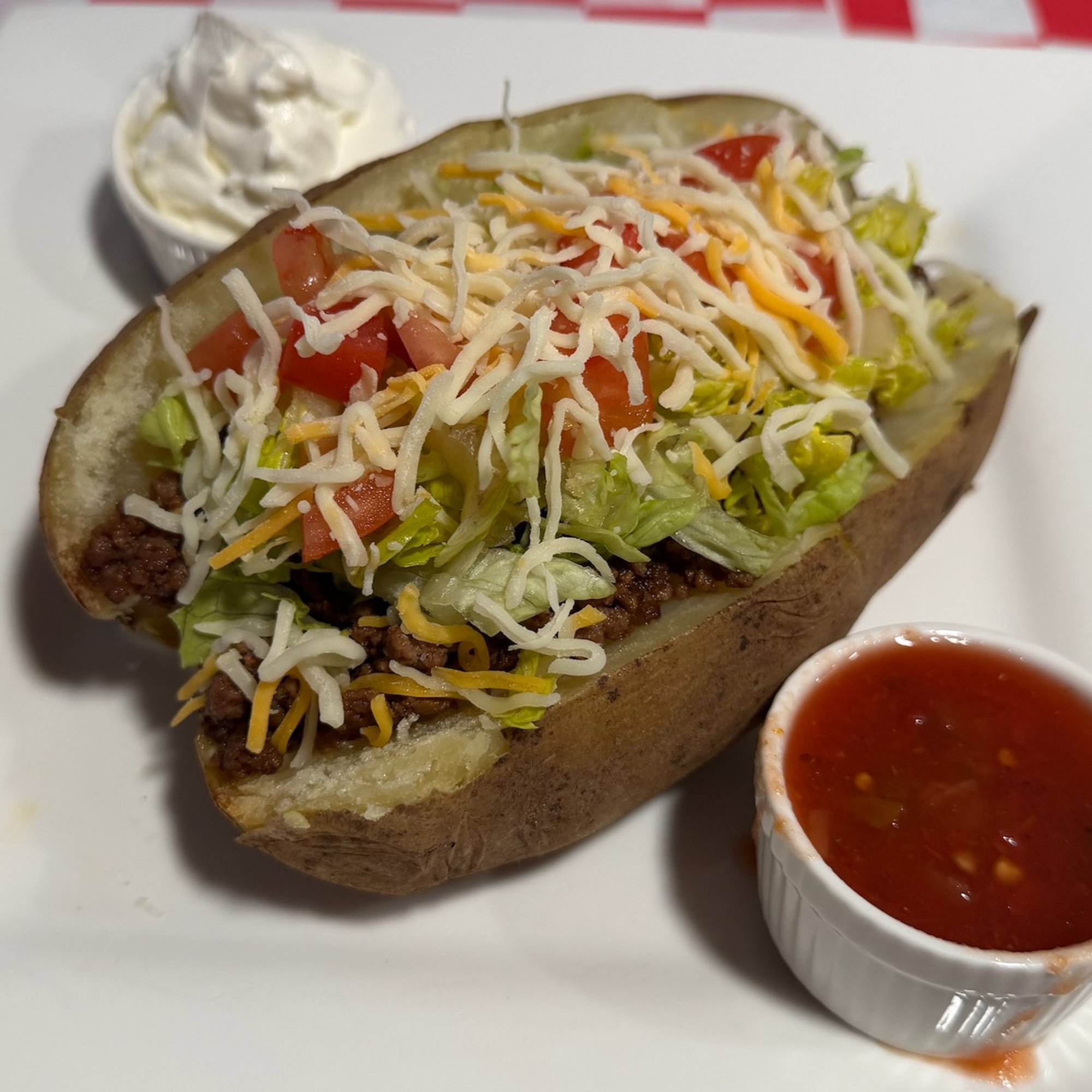 Taco Stuffed Potato