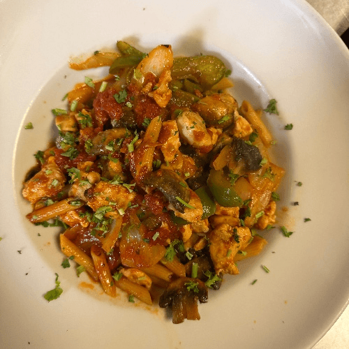 Veal & Peppers