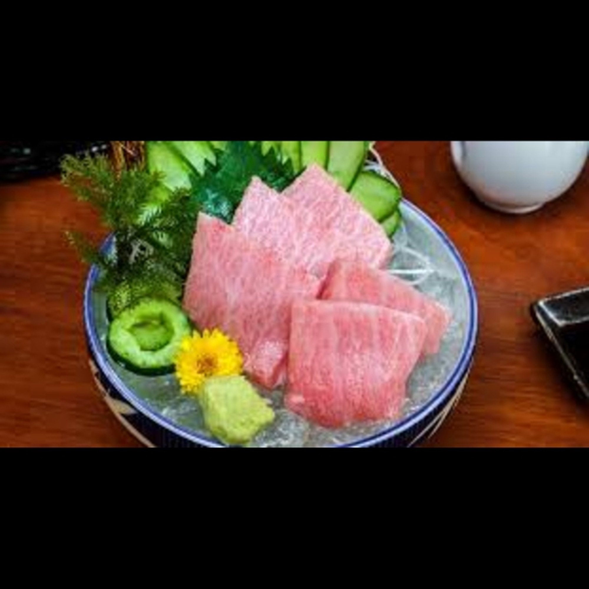 3 Pc Sashimi Bluefin "Akami" and 3 Pc "Toro"