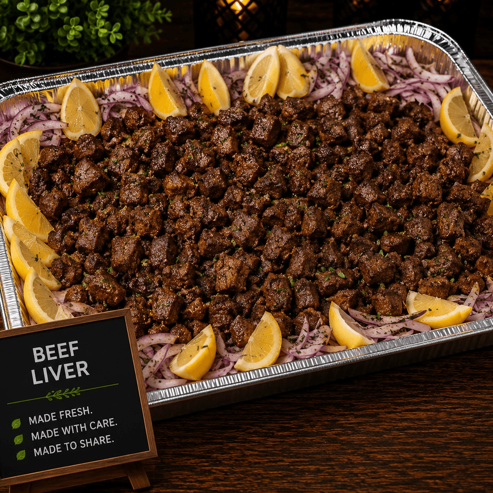 Beef Liver Half Tray Shallow