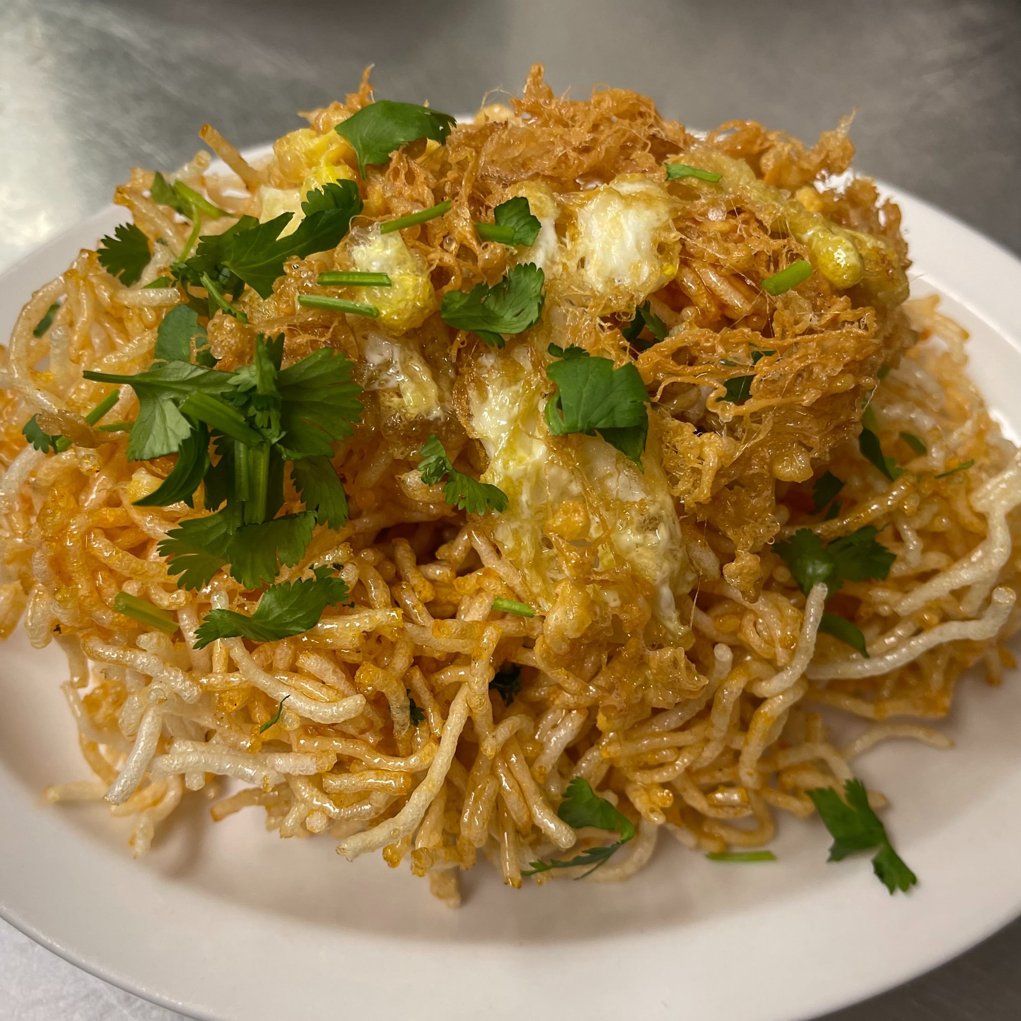 9. Mee Krob (Thai Crispy Stir Fried Noodles)