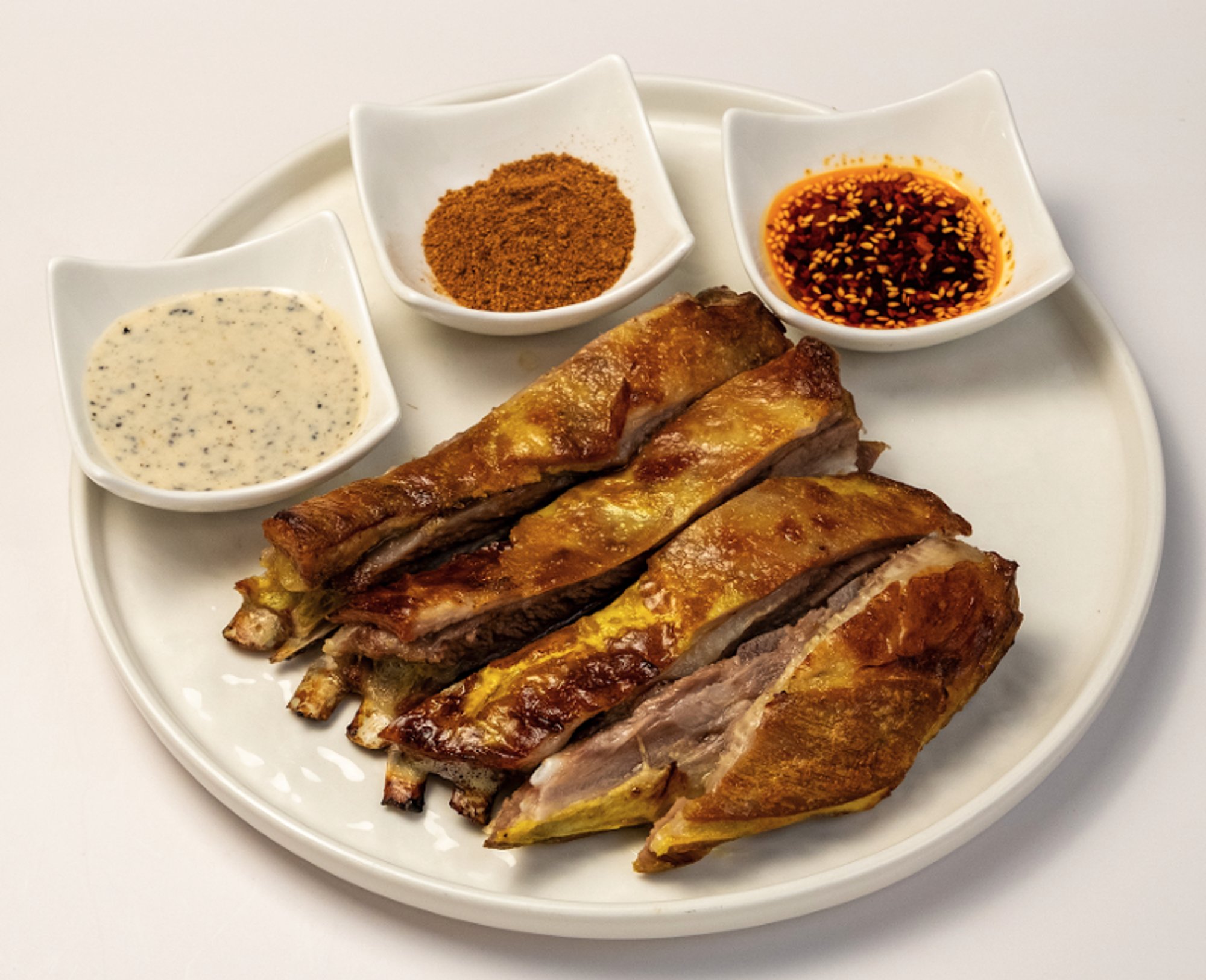 Golden Crispy Roasted Lamb Rib 黄金脆片烤羊排