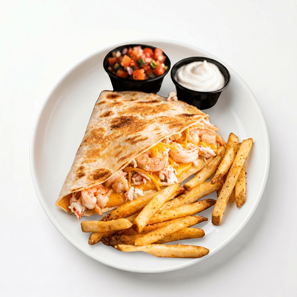 Seafood Street Corn Quesadilla