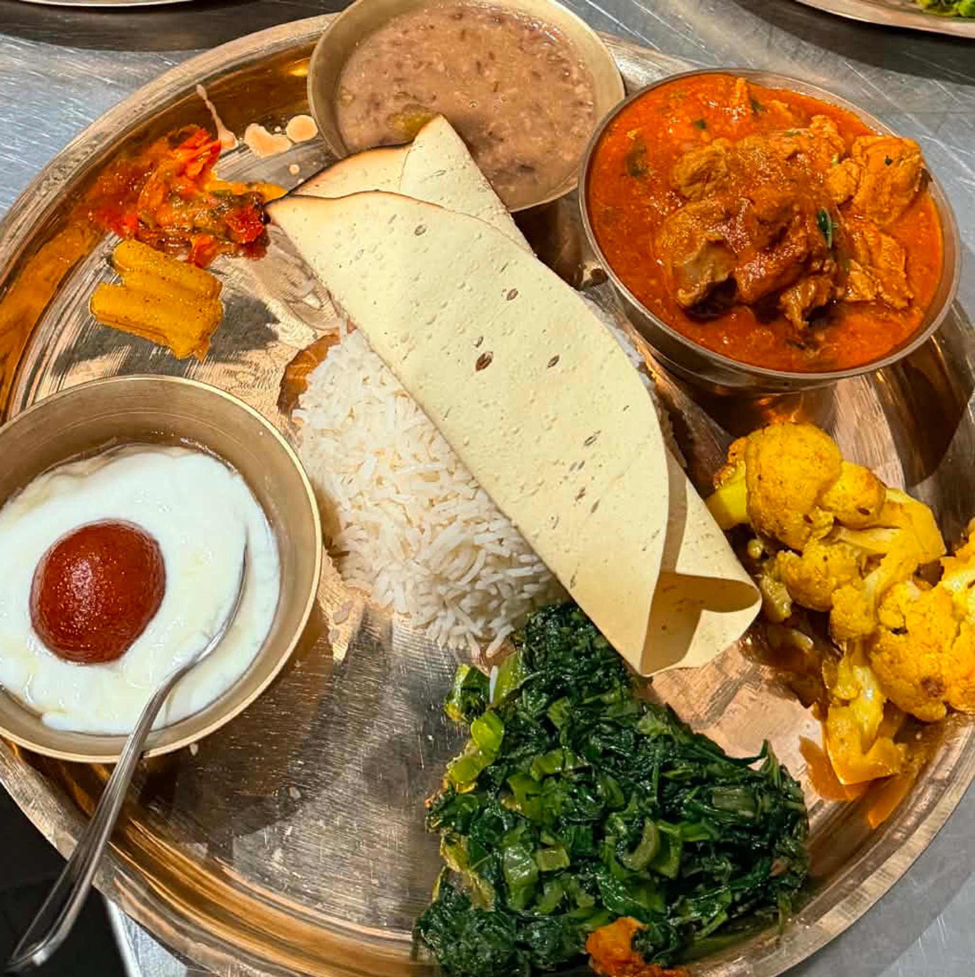 Goat Thali