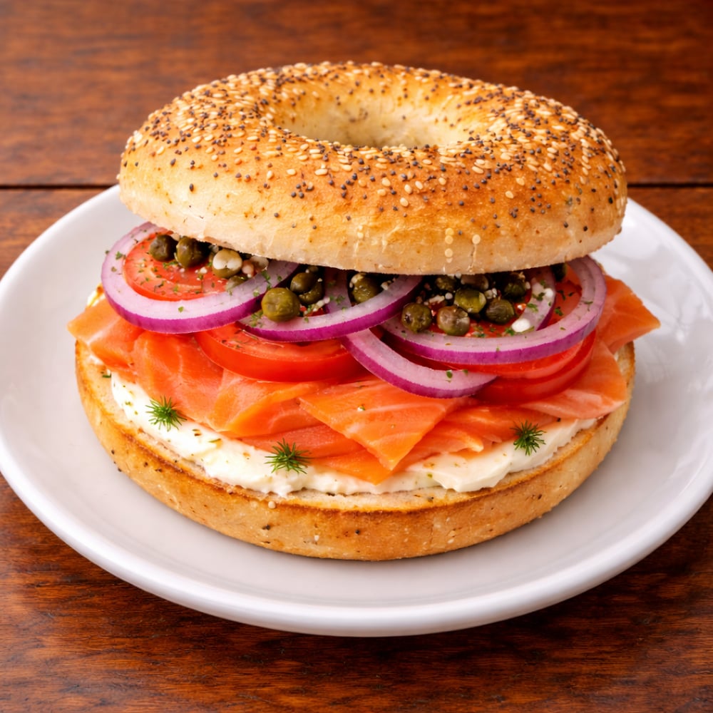 Smoked Salmon Bagel