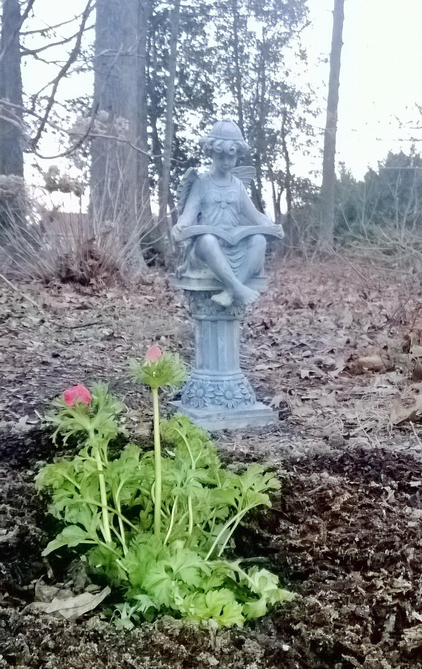 Statue in park