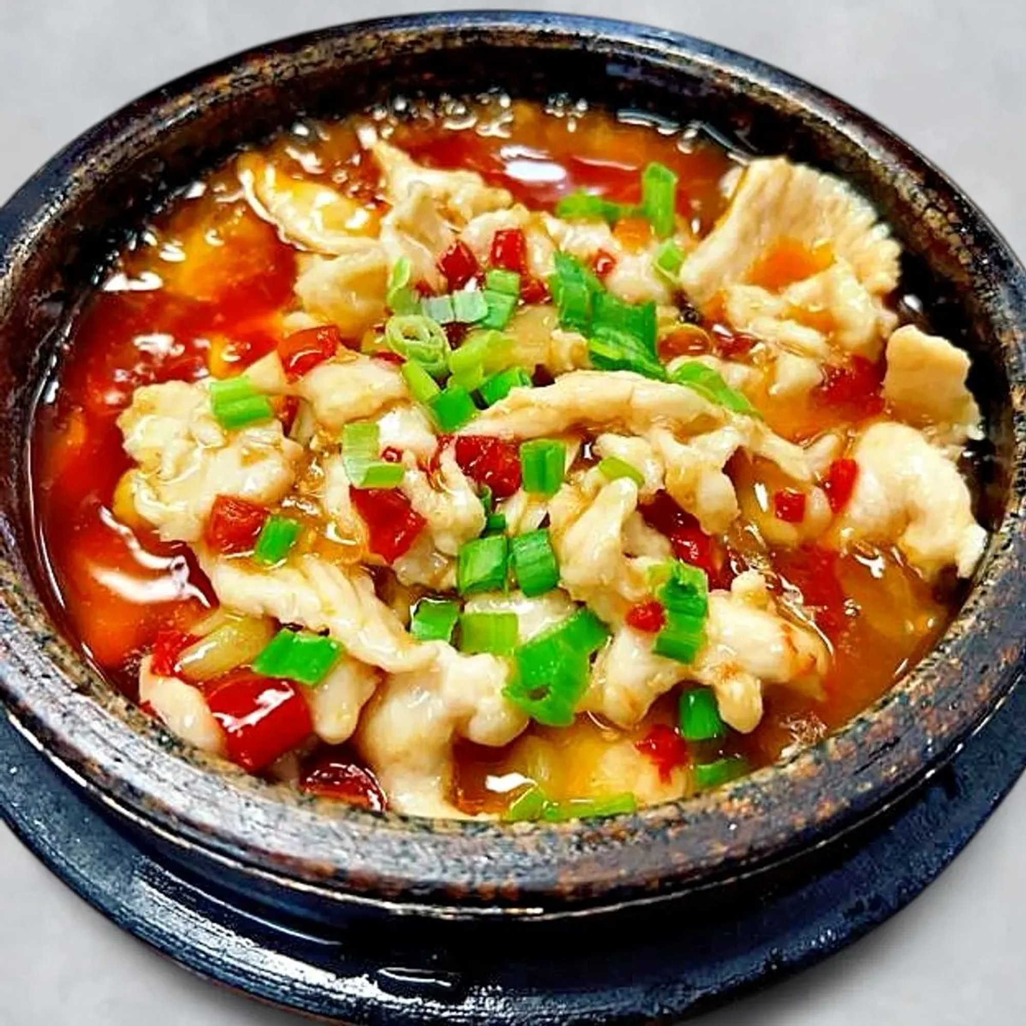 Stone Pot Sliced Chicken 石锅鸡片