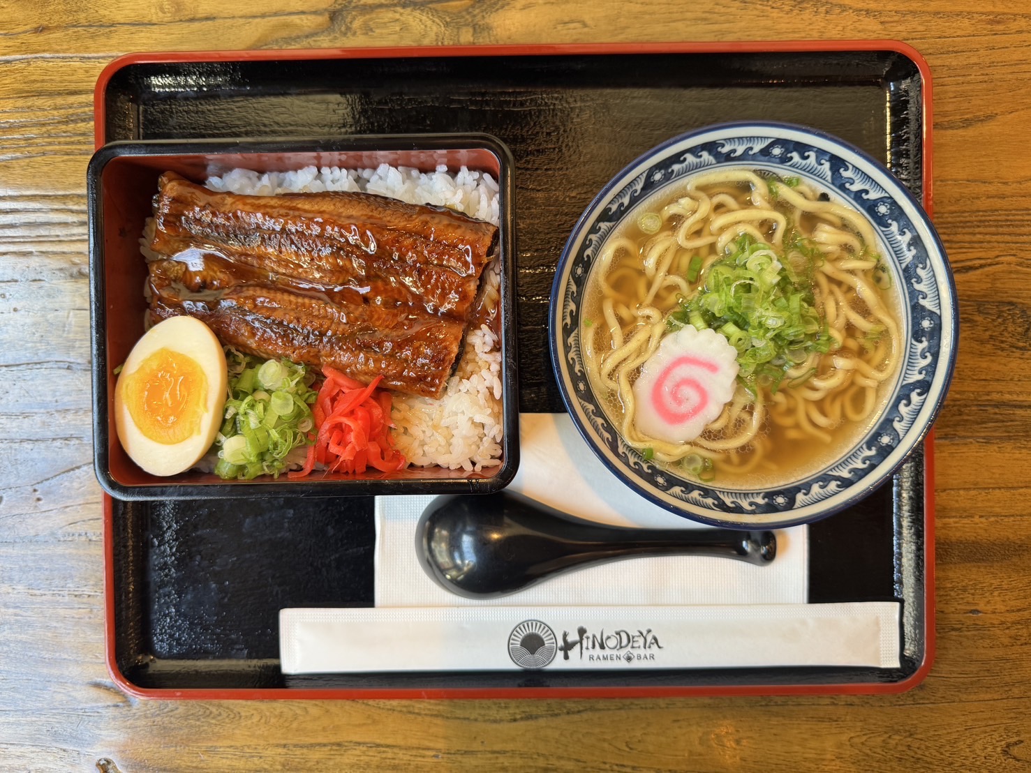 Unagi Don with Mini Ramen