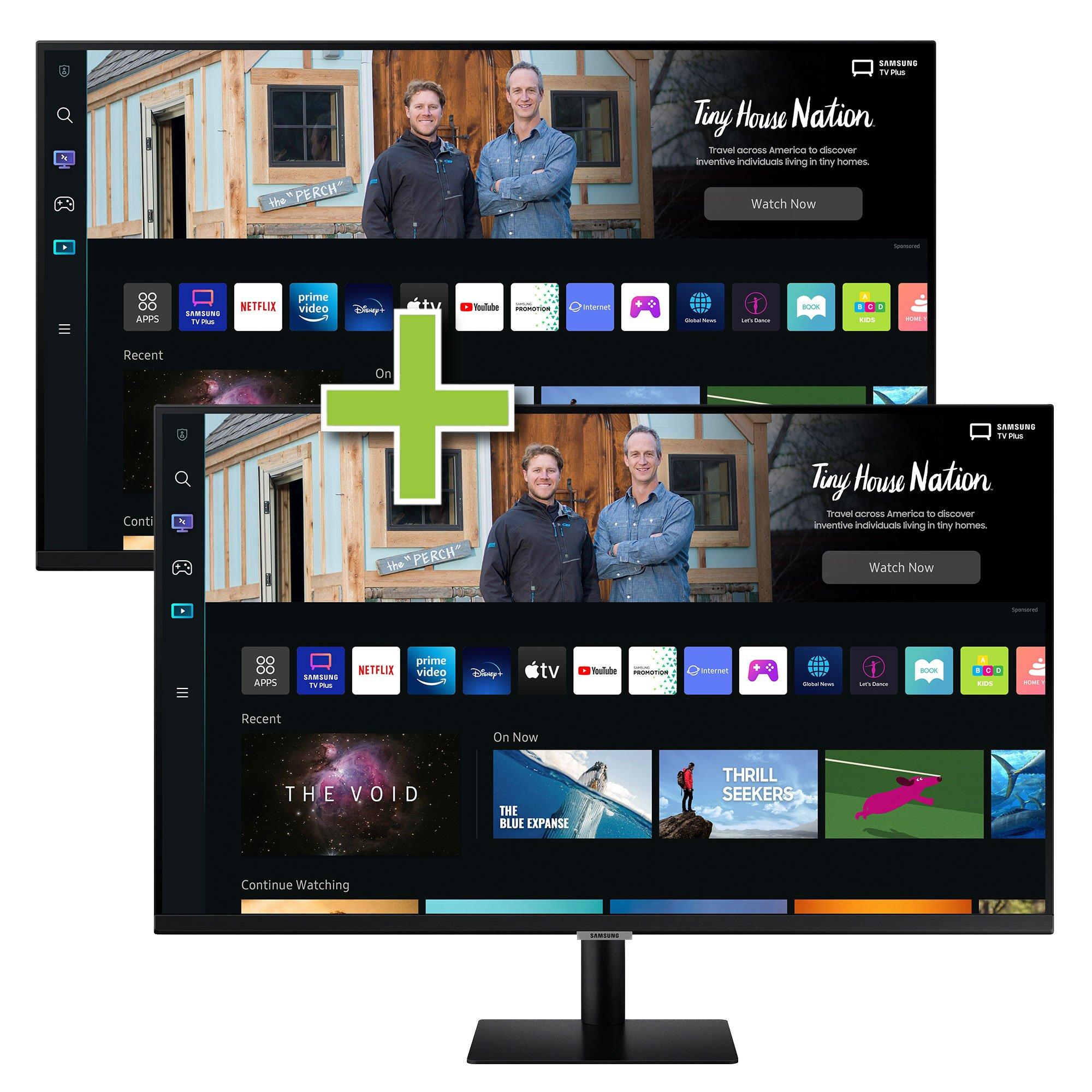 Two Samsung 32" Smart Monitors