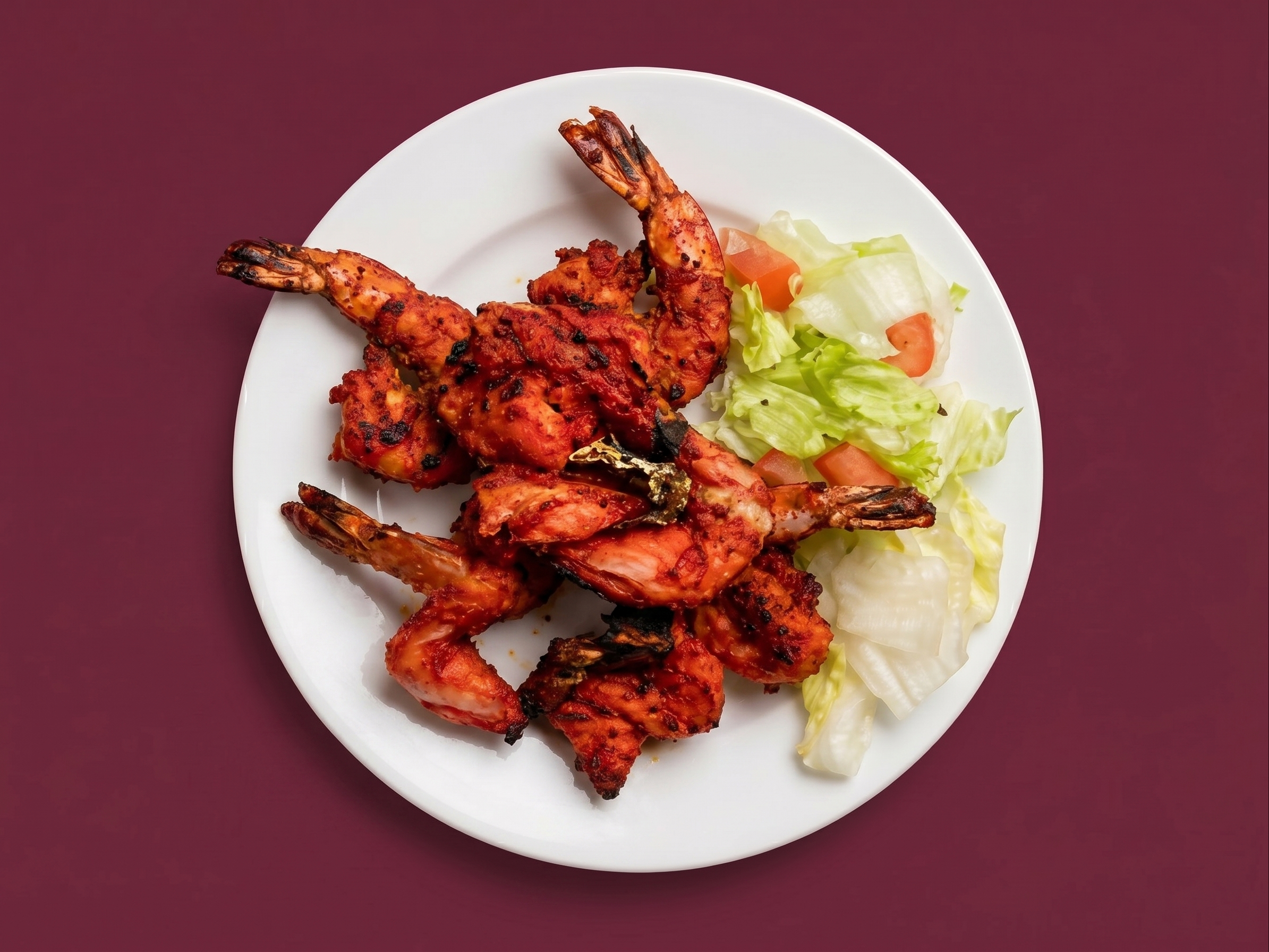 01. Tandoori King Prawns (S)