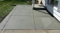 Concrete patio Concrete patio